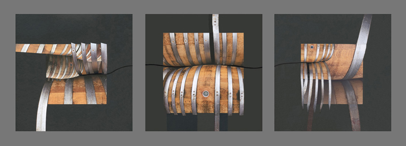 WhiskyStripes Triptych